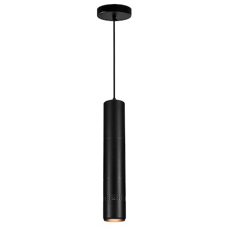 Cwi Lighting Stowe LED Down Mini Pendant With Black Finish 7117P3-1-101-A